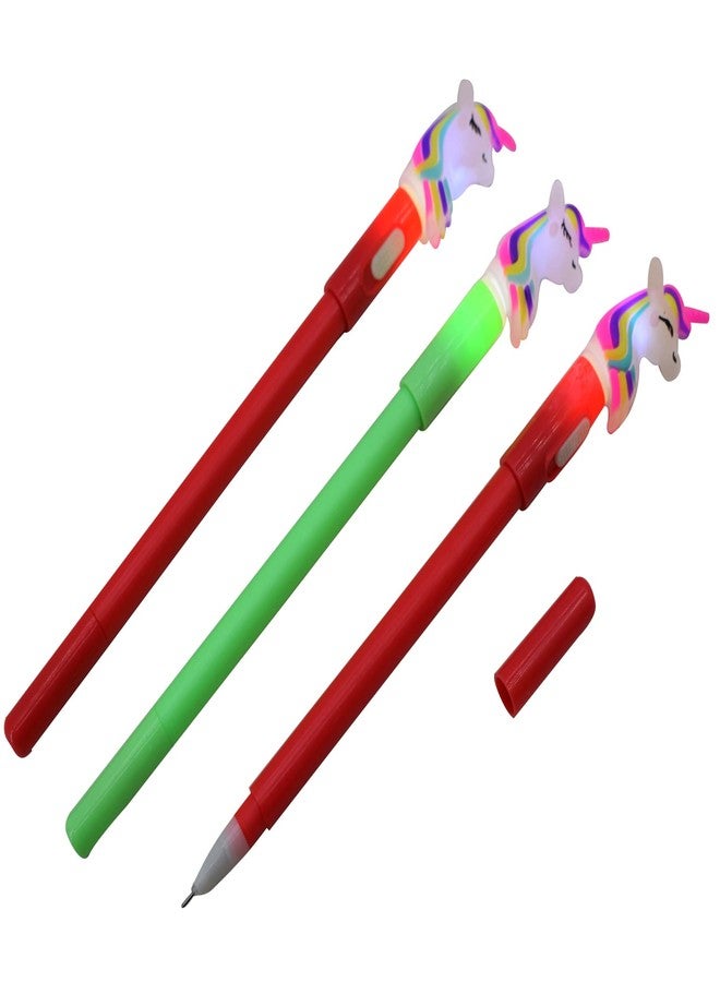 Asera مجموعة أسيرا المكونة من دفتر يوميات بقفل مغناطيسي على شكل وحيد القرن وقلم إضاءة على شكل وحيد القرن، هدية مثالية للأطفال في أعياد الميلاد والمناسبات الخاصة. - Image 5